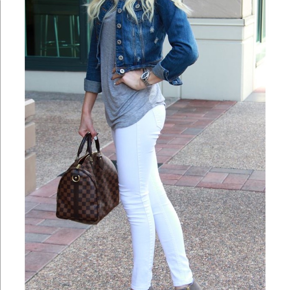 ⭐️HOST PICK X2⭐️DISTRESSED RAW HEM HI-RISE JEANS - Picture 5 of 6